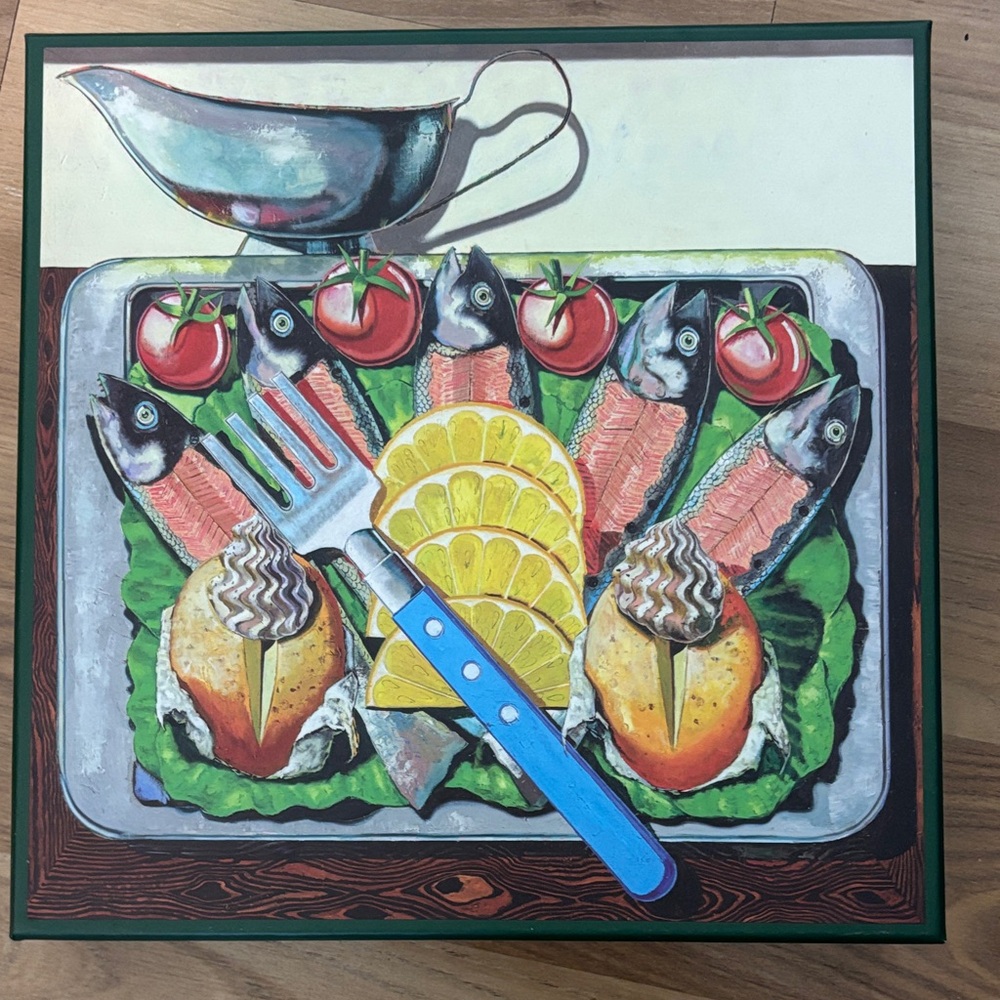 Kristof Santy 'Fork' 1000-Piece Puzzle - Green Box